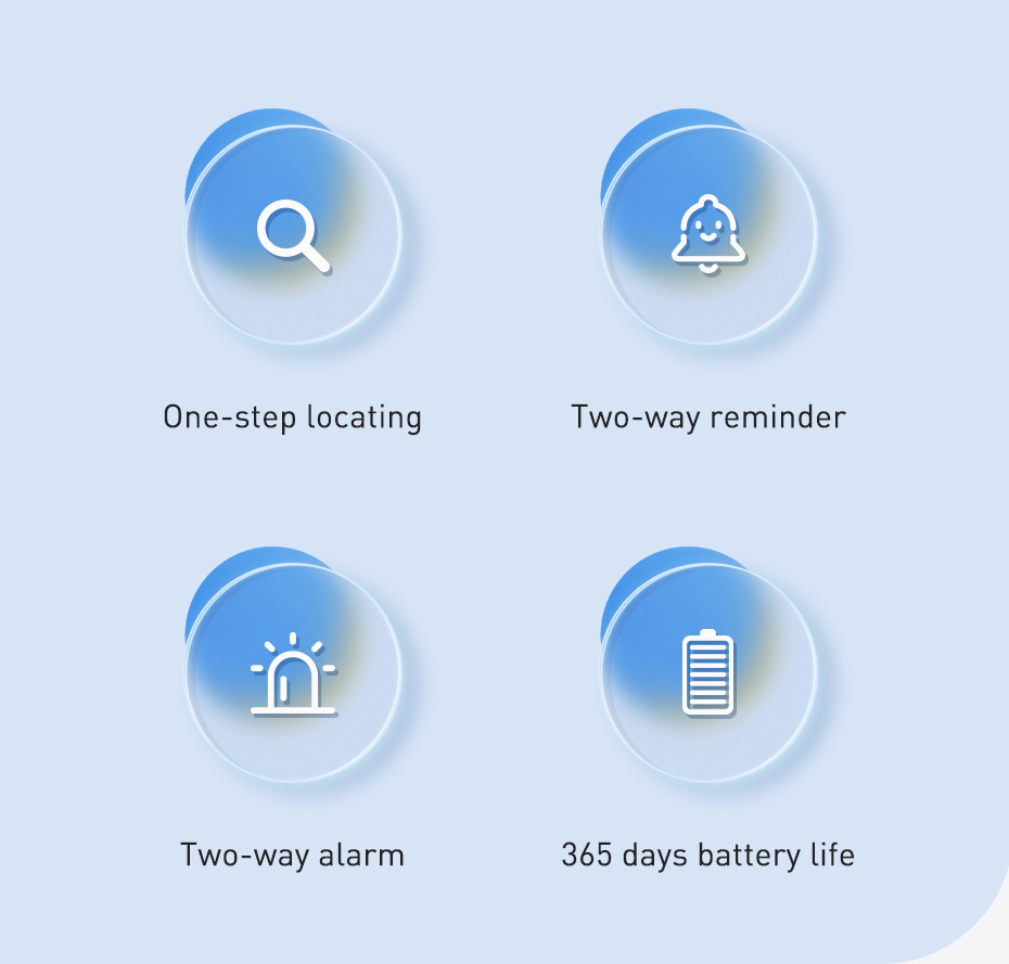 BaseusT2Pro365DaysBatteryLife2-WayReminderAnti-lostAlarmSmartTagWirelessBluetoothTrackerChildWalletK-1927236-2