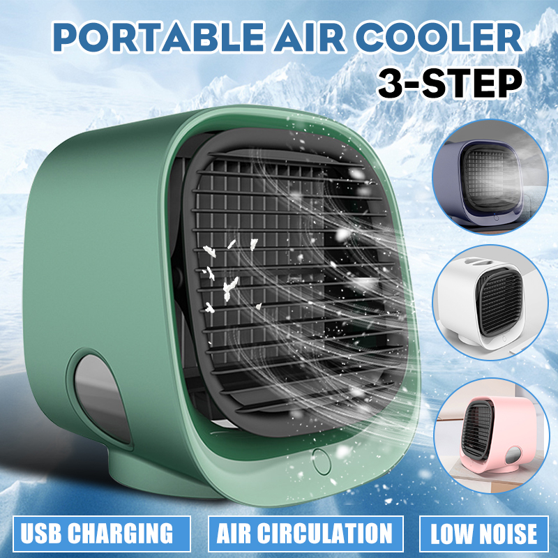 FanCoolingMiniAirConditionerPortableCoolerDesktopTableHumidifierUSB-1691216-1