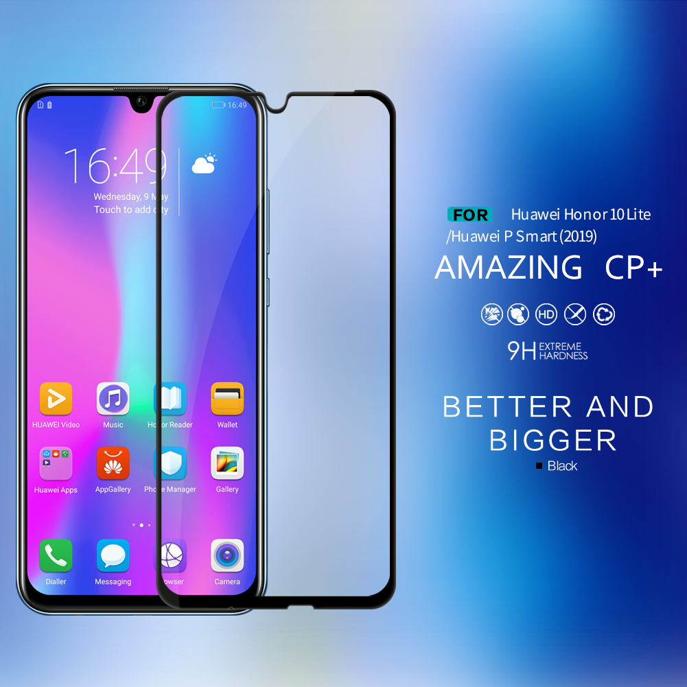 NILLKINCPMAX3DFullCoverageAnti-explosionTemperedGlassScreenProtectorforHuaweiHonor10LiteHuaweiPSmart-1429877-1