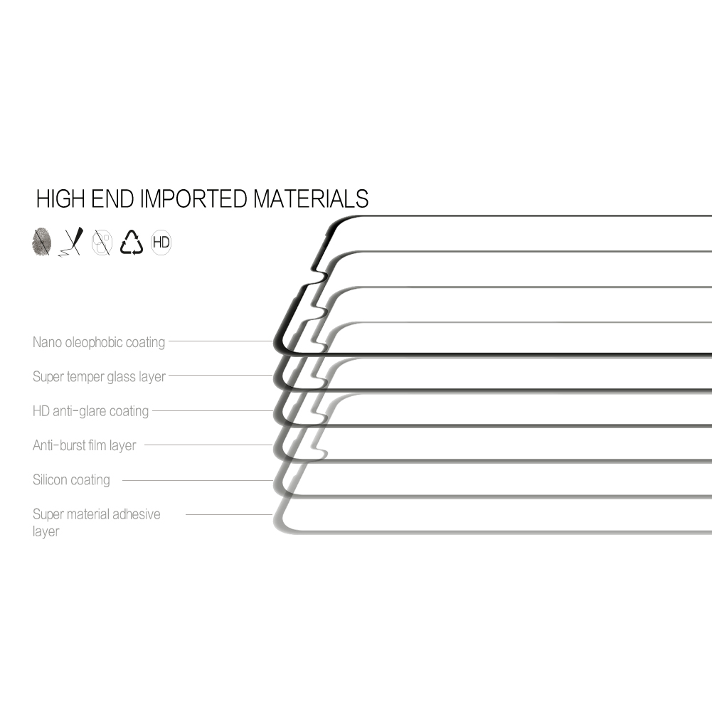 NILLKINCPMAX3DFullCoverageAnti-explosionTemperedGlassScreenProtectorforHuaweiHonor10LiteHuaweiPSmart-1429877-6