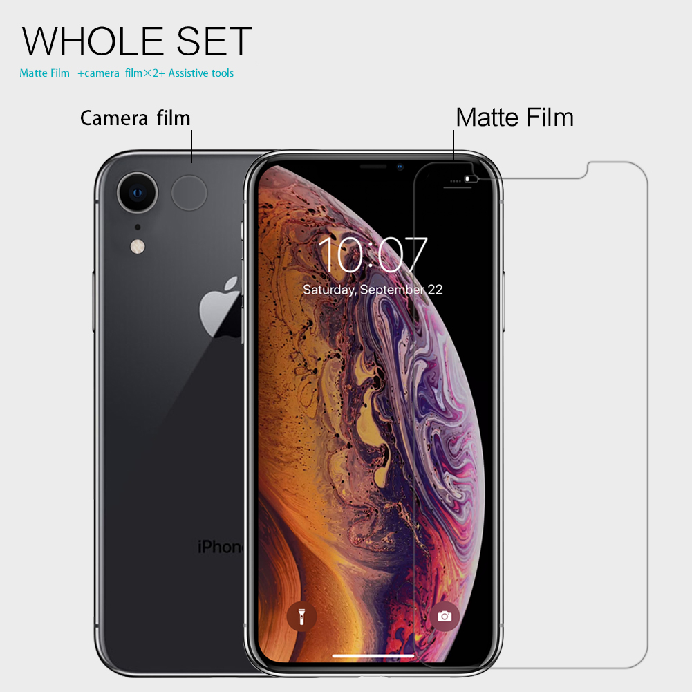 NillkinMattePETScreenProtectorWithRearCameraLensProtectorForiPhoneXRAntiGlareFilm-1372977-4