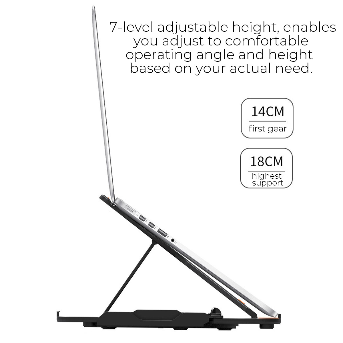 PortableAppleMacbookStandFoldableAdjustableLaptopHolderUniversalErgonomicNon-slipTabletsBrackets20KG-1711954-3