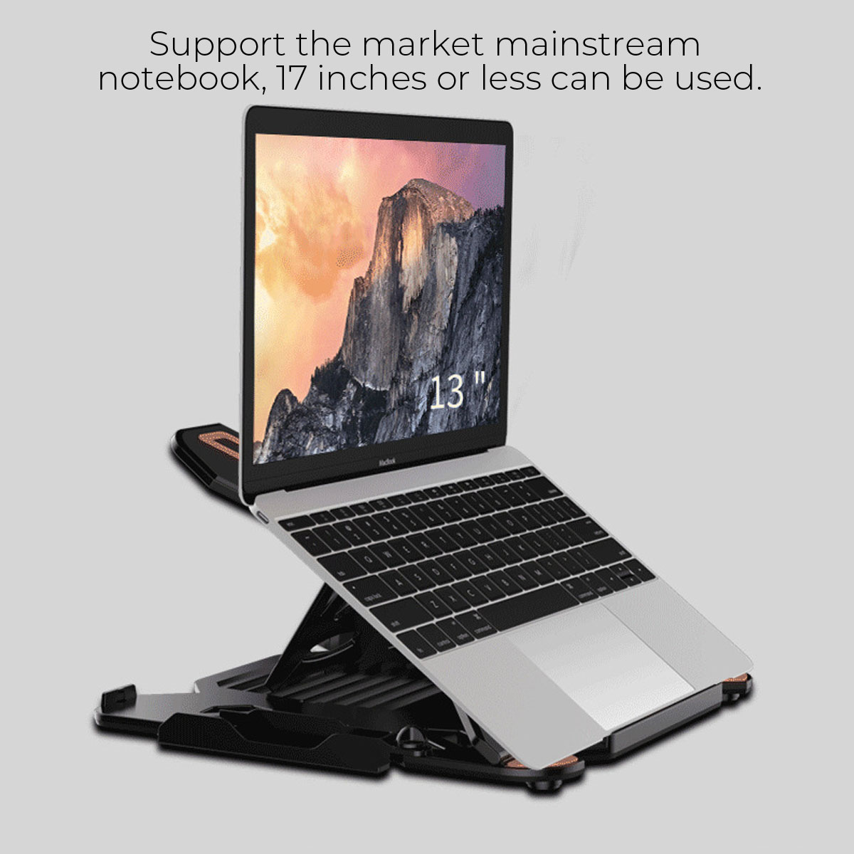 PortableAppleMacbookStandFoldableAdjustableLaptopHolderUniversalErgonomicNon-slipTabletsBrackets20KG-1711954-7