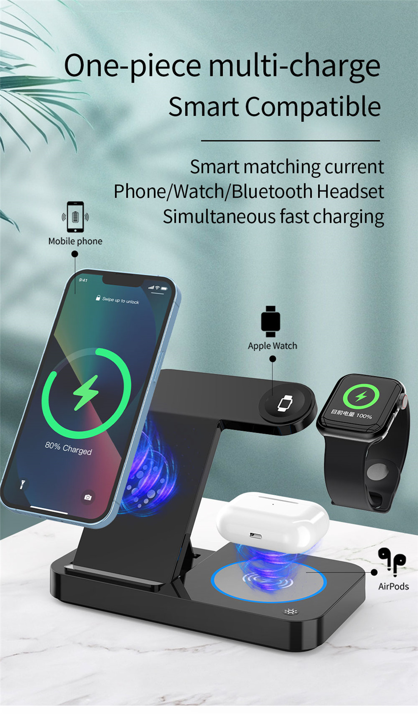 100W4in1FoldableWirelessChargerChargingStationForiPhone1413ProAppleWatch76ForSamsungGalaxyWatchCharg-1989495-6