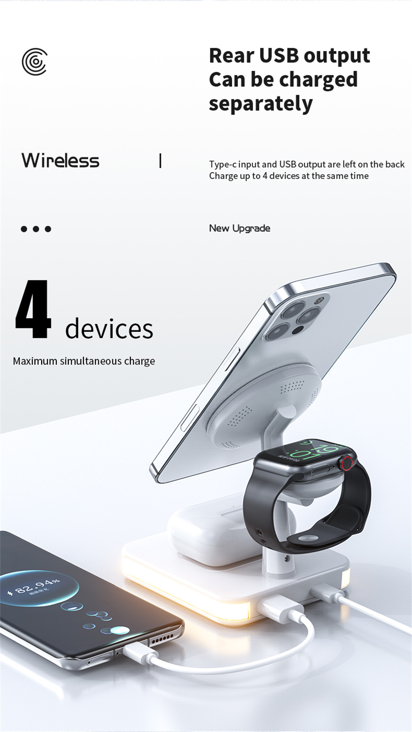 30W4in1MagneticWirelessChargerLampforiPhone121314ProMaxMiniAppleWatchAirpodsFastChargingDockStation-1988954-7