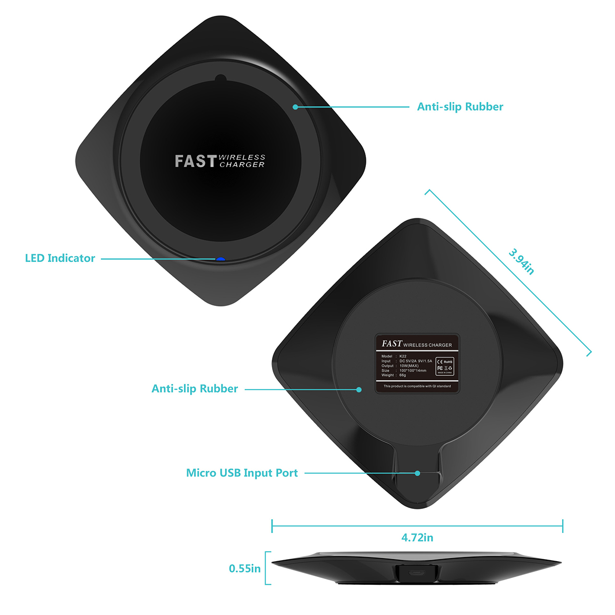 BakeeyQiWirelessChargerFastChargingStationforSamsungXiaomiHuaweiforiPhone-1478556-3