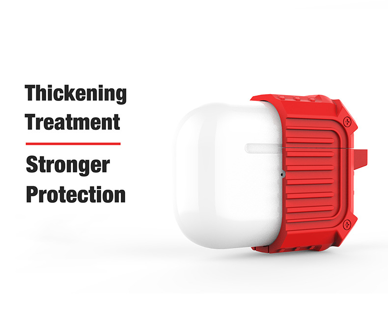 BakeeyArmorSoftSiliconeWaterproofShockproofEarphoneStorageProtectiveCasewithkeychainforAppleAirpods3-1830413-6