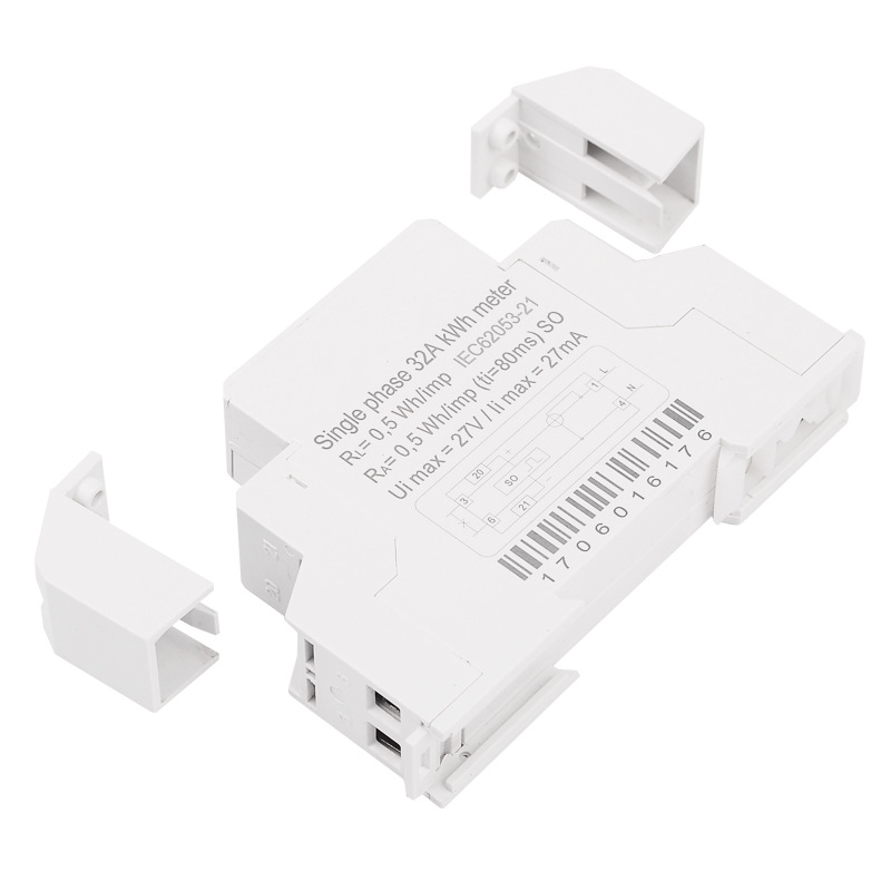 DDS518CDigitalSinglePhasePowerConsumptionWattEnergyMeterkWh5-32A230VElectricDinRailTypeWattmeter-1994280-4