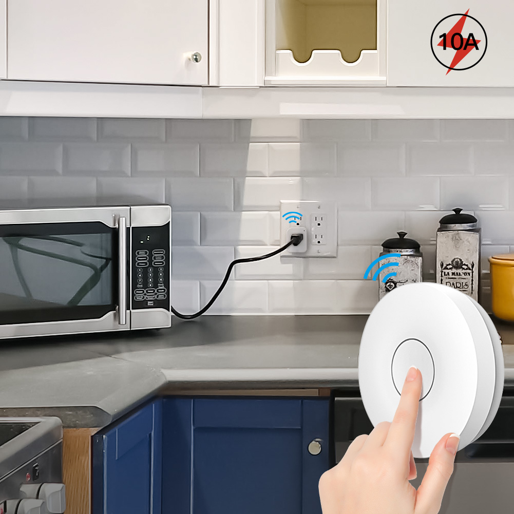 MoesHouseWirelessSocketSelf-poweredAirSwitchFoodResiduesGarbageDisposalAppliancesFanTV10ARemoteContr-1835972-9