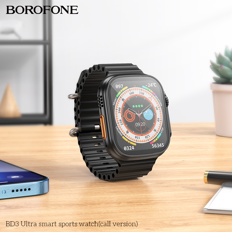 BOROFONEBD3Ultra196inchHDScreenbluetoothCallHeartRateSleepMonitorIP67WaterproofMulti-sportModesSmart-1980612-8
