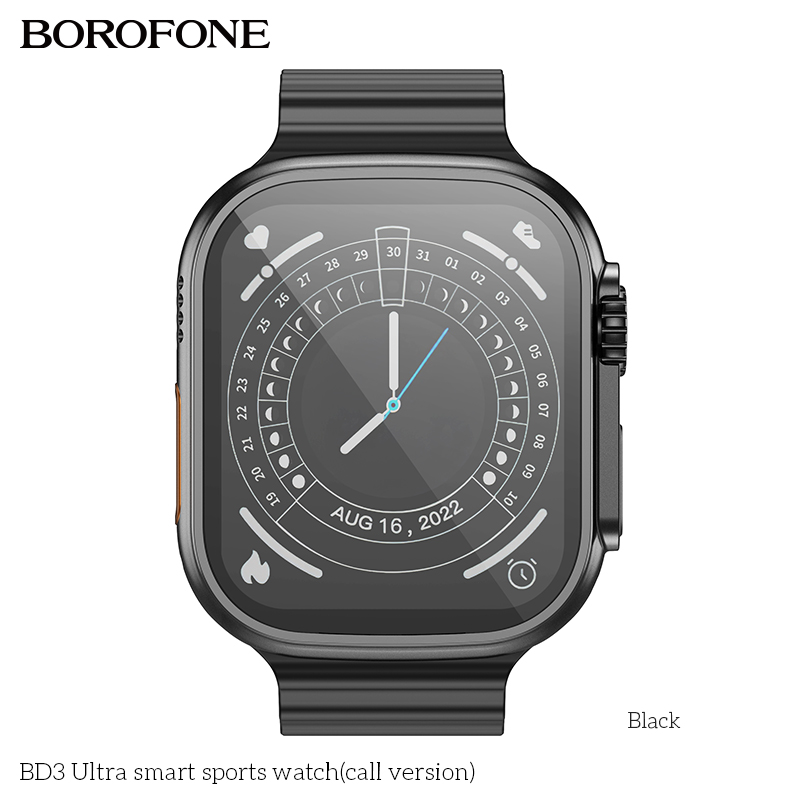 BOROFONEBD3Ultra196inchHDScreenbluetoothCallHeartRateSleepMonitorIP67WaterproofMulti-sportModesSmart-1980612-10