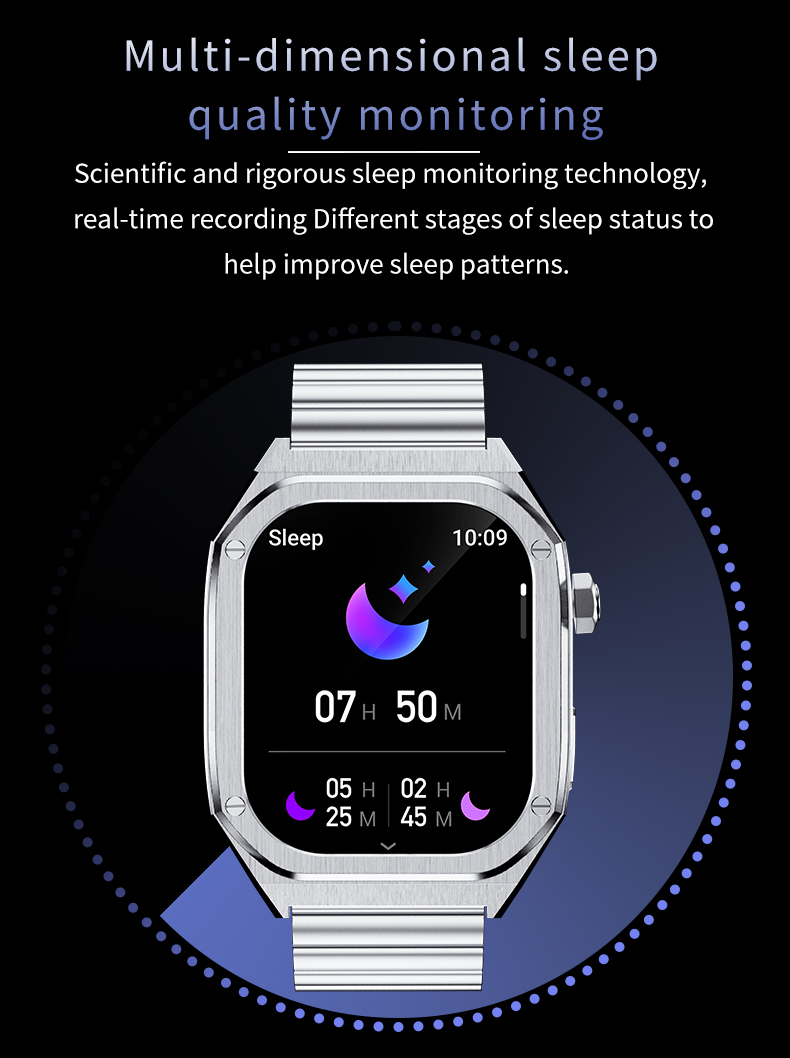 HD40196inchHDAMOLEDDisplaybluetoothCallHeartRateBloodPressureSpO2MonitorSleepMonitoringNFCFunctionMu-2000603-11